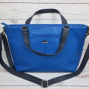 Jewell by Thirty-One Miles of Style Blue Hand Bag